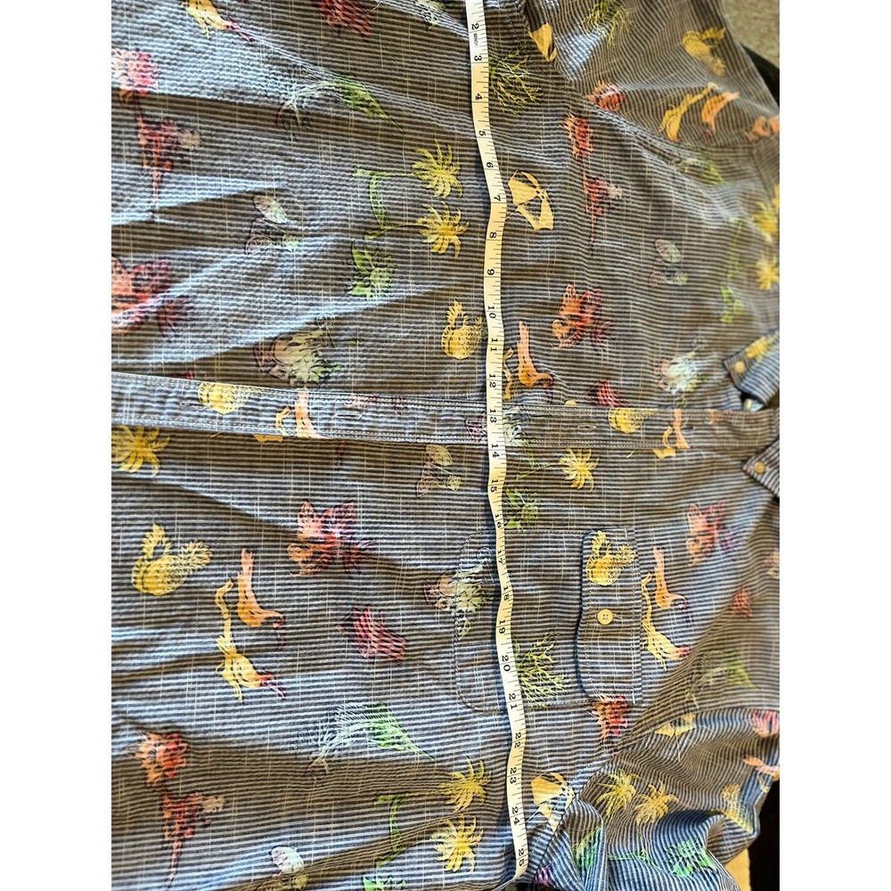 Tommy Bahama‎ Mens Short Sleeve Button Down Shirt Beach Print  Casual - Picture 10 of 13
